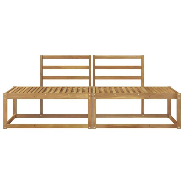 Външен край на диван 2 Брой Бяло 182,5 x 63 x 73 см