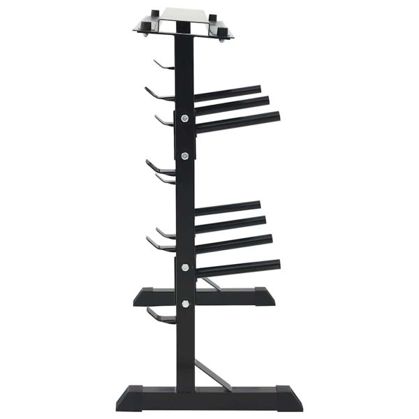 Стойка за дъмбели Черно 99 x 45 x 95,5 см