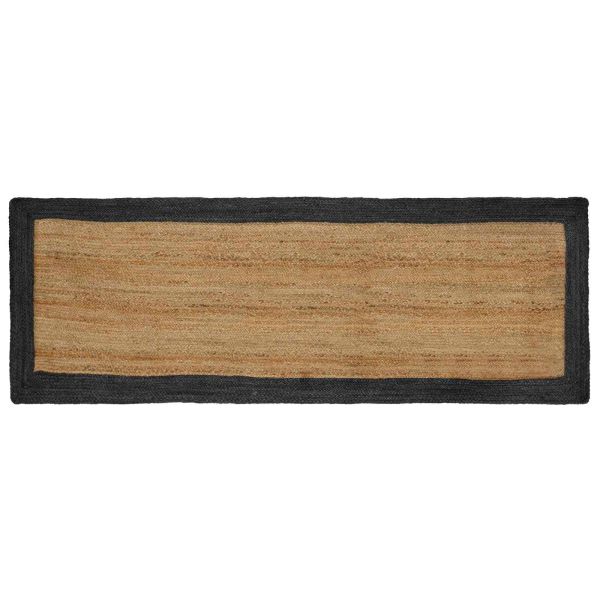 Килими за помещение Тъмносиво 80 x 250 cm юта
