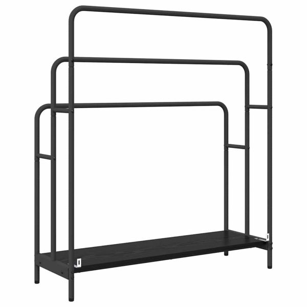 Стойка за дрехи Черния дъб 90 x 30 x 100,5 cm Инженерно дърво