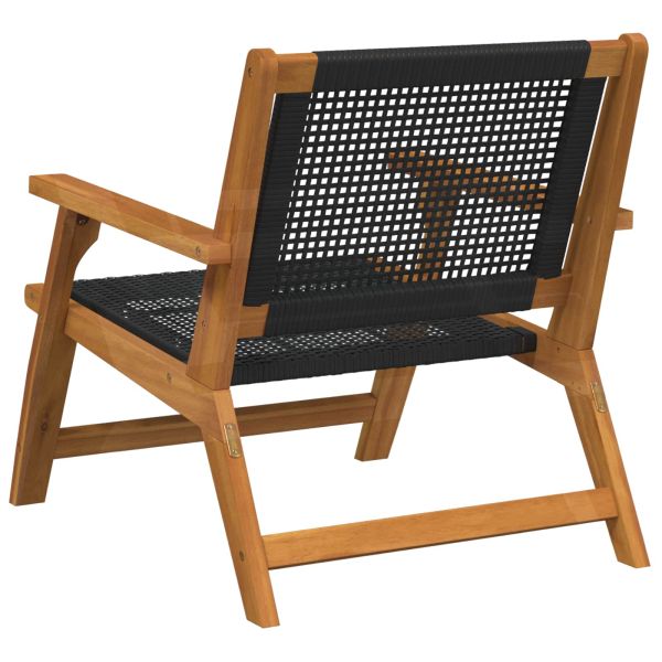 Градинска мебел 2 pcs Черно 67 x 78 x 73 см