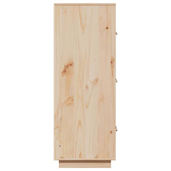 Висок шкаф, 67x40x108,5 см, борово дърво масив