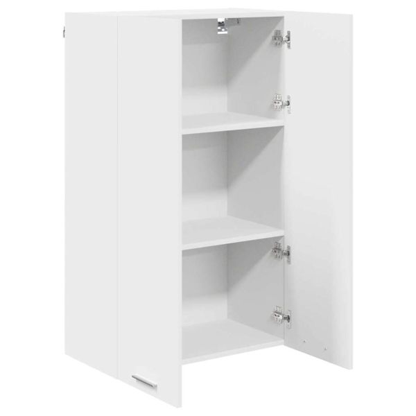Висящ шкаф със съхранение Бяло 60 x 31 x 100 см Инженерно дърво