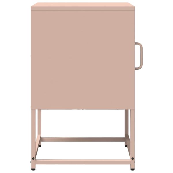 Нощен шкаф Pink 36x39x60,5 cm Студено валцувана стомана