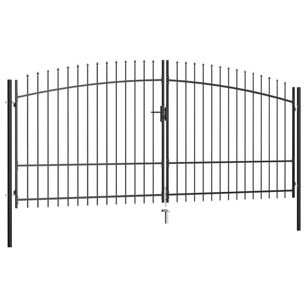 Двойна оградна порта Woerden с капак тип копие 400x224,5 см