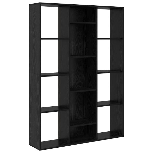 Разделител за стая Черния дъб 100 x 24 x 140 см Инженерно дърво