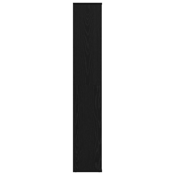 Разделител за стая Черния дъб 100 x 24 x 140 см Инженерно дърво
