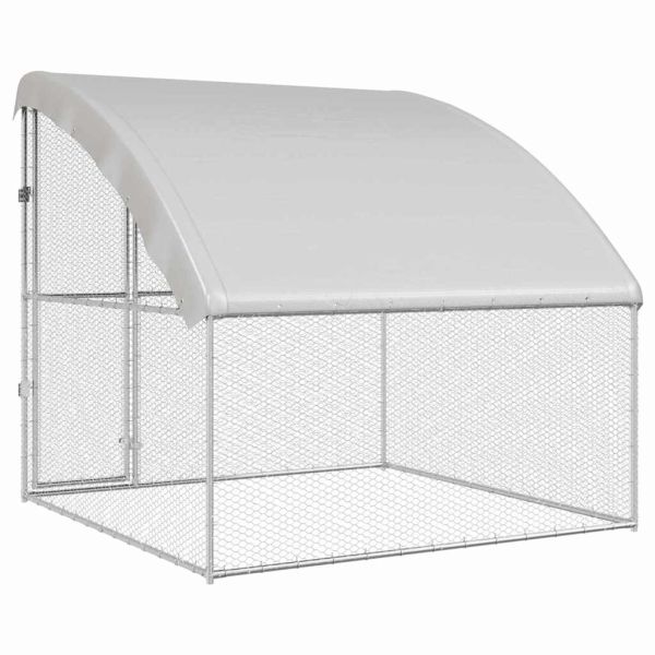 Клетка за пилета Сребрист 2 x 2 x 2 m Галванизирана стомана