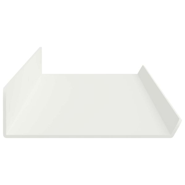 Плаващ рафт 2 pcs Бял 80 x 9 x 2,5 см Стомана