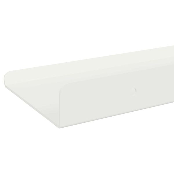Плаващ рафт 2 pcs Бял 80 x 9 x 2,5 см Стомана