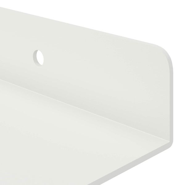 Плаващ рафт 2 pcs Бял 80 x 9 x 2,5 см Стомана