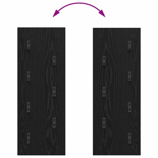 Стенен закачалка за палта Черния дъб 30 x 1,5 x 80 см