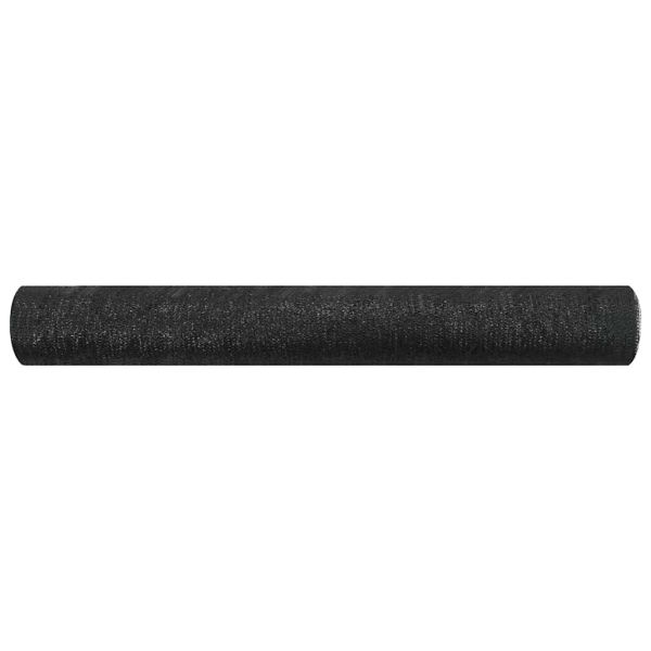 Засенчваща мрежа черна 1,2x25 м HDPE 75 г/м²
