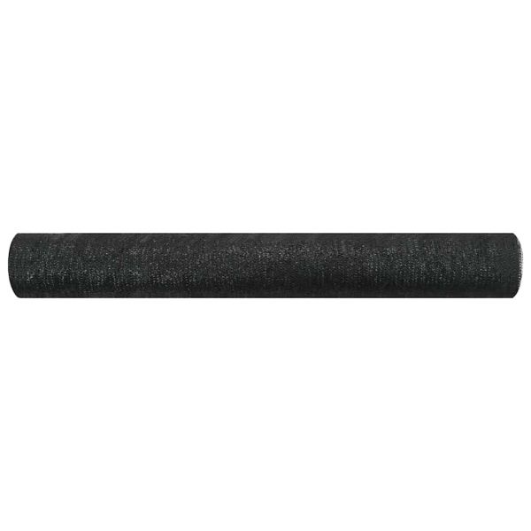Засенчваща мрежа черна 1,5x25 м HDPE 75 г/м²