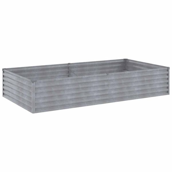 Градинска повдигната леха 195x100x36 см кортенова стомана