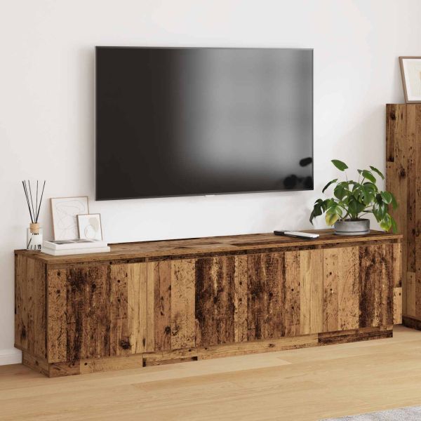 ТВ шкаф Старо дърво 180 x 38 x 49 см Инженерно дърво