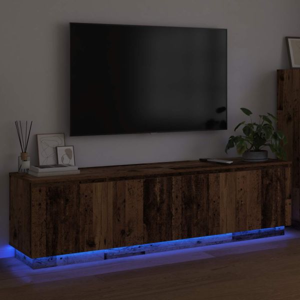 ТВ шкаф Старо дърво 180 x 38 x 49 см Инженерно дърво