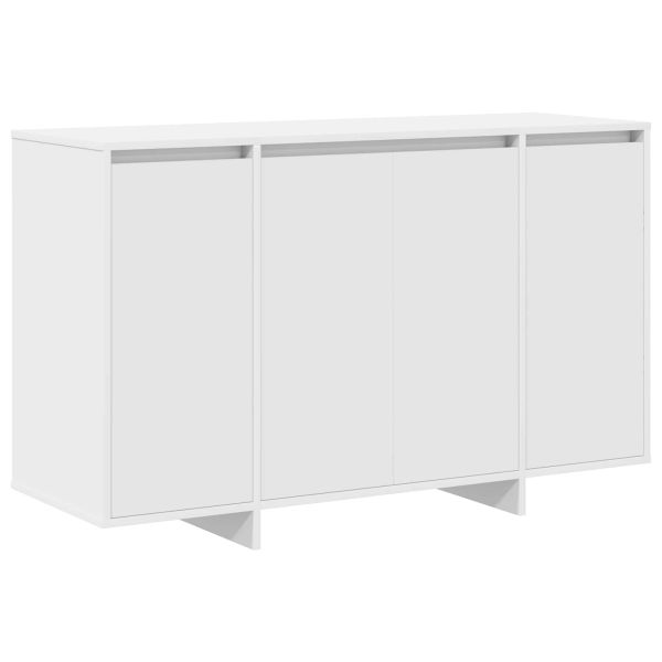 Служебен шкаф Бяло 120 x 41 x 75 см Инженерно дърво