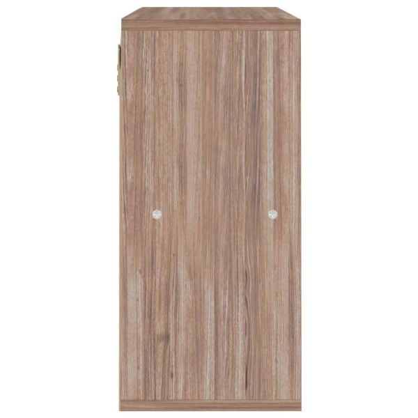 Рафтове за книги сив дъб сонома 60x27,5x59,5 см инженерно дърво