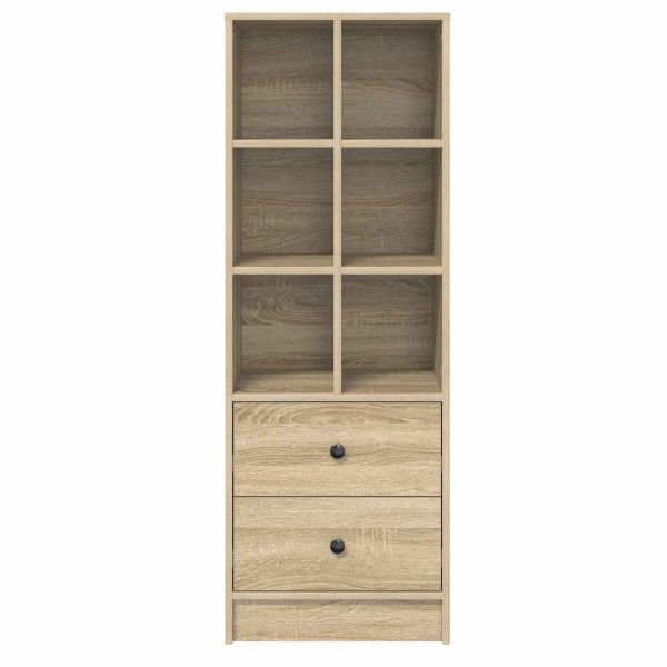 Висок шкаф с чекмедже Сонома дъб 45,5 x 34 x 127 см