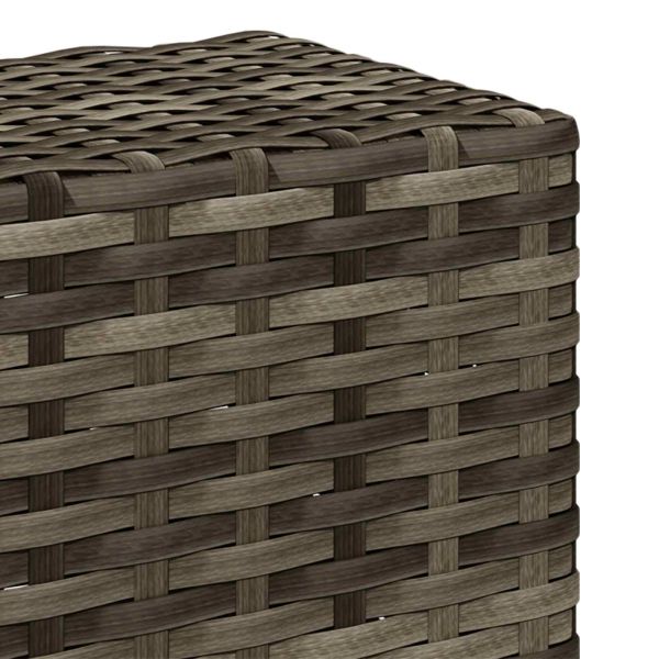 Комплект секционен диван 6 pcs Натурално и светлосиво Полиестер