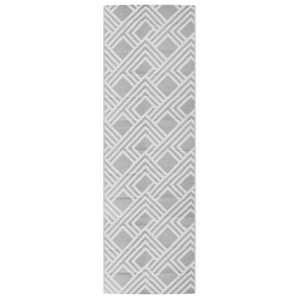 Килим за открито, ARAKIL сив, 80x250 см, PP