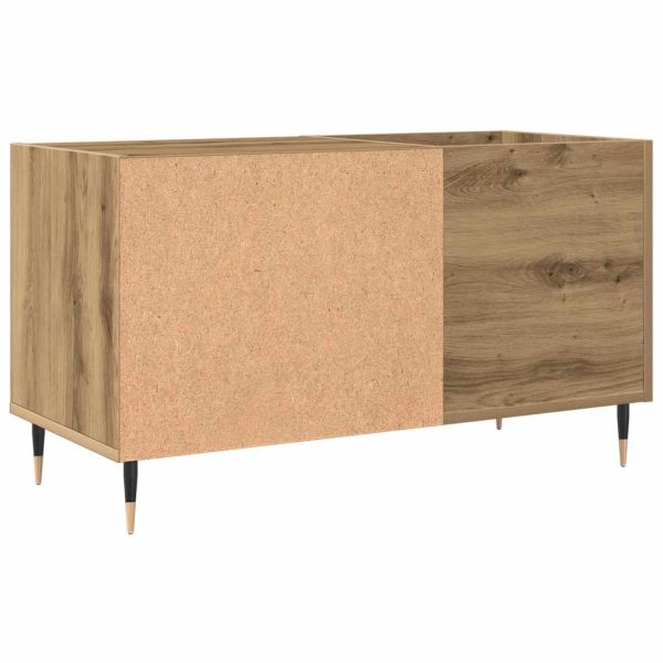 Шкаф за грамофонни плочи, 84,5x38x48 см, инженерно дърво