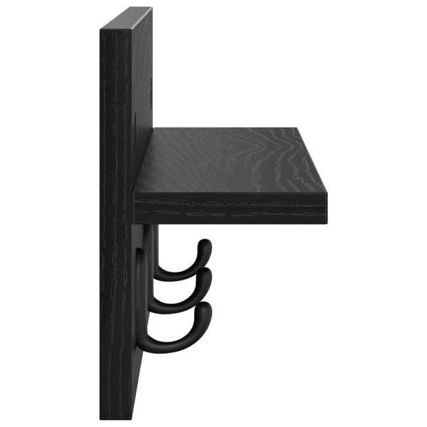 Стенен закачалка за палта Черния дъб 40 x 10,5 x 18 см