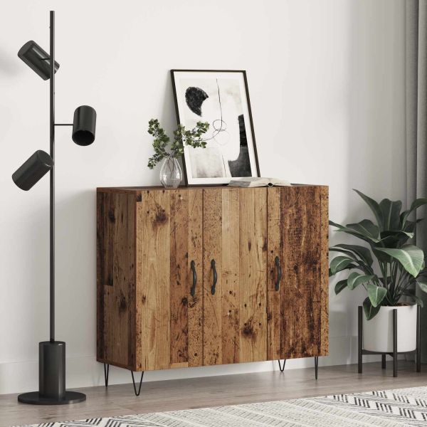 Служебен шкаф Старо дърво 90 x 32,5 x 80 см Инженерно дърво