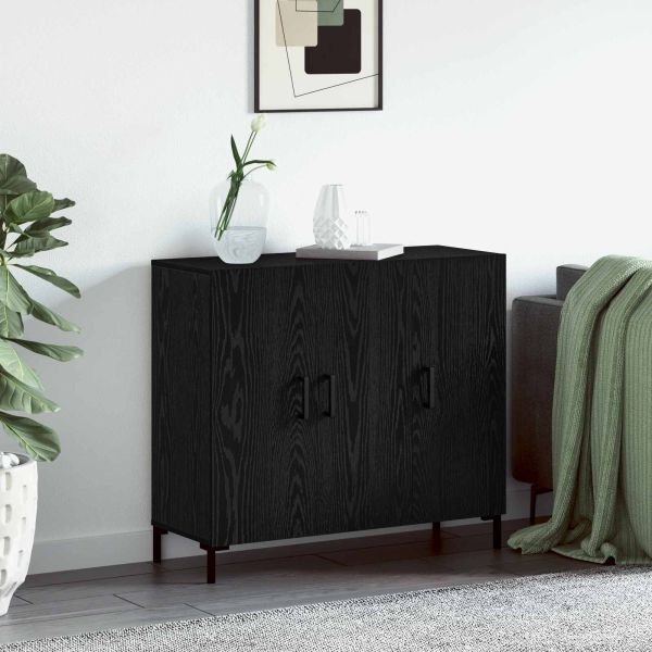 Служебен шкаф Черния дъб 90 x 34 x 80 см Инженерно дърво