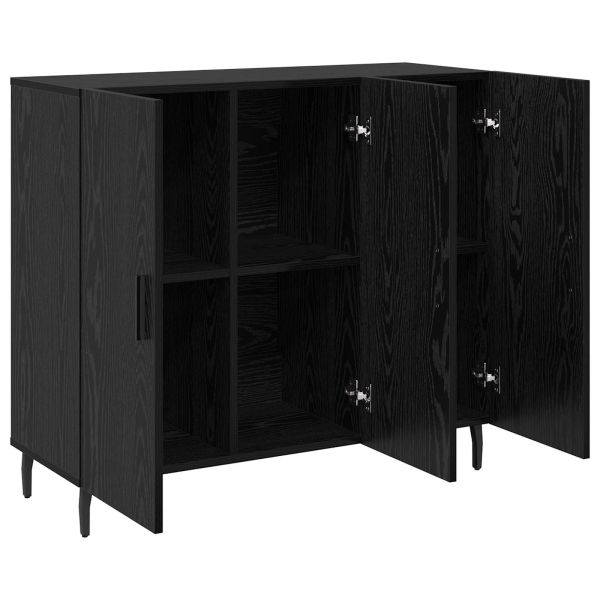 Служебен шкаф Черния дъб 90 x 34 x 80 см Инженерно дърво