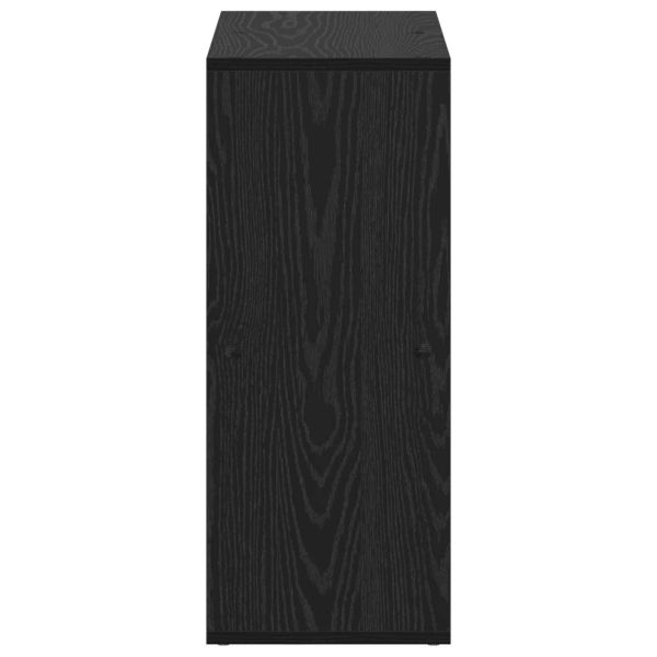 Шкаф за книги Черния дъб 69,5 x 29 x 69,5 см Инженерно дърво