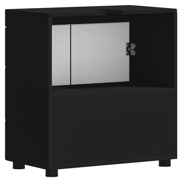 Комплект шкафове за баня TULUM Черно 60 x 34 x 63 см