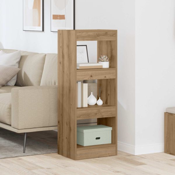 Шкаф за книги дъб артизан 37 x 30 x 103 см Инженерно дърво