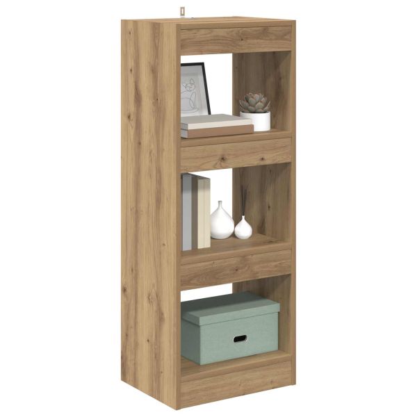Шкаф за книги дъб артизан 37 x 30 x 103 см Инженерно дърво