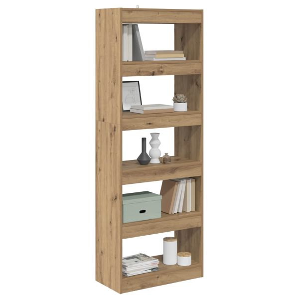 Шкаф за книги дъб артизан 60 x 30 x 166 см Инженерно дърво