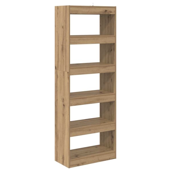 Шкаф за книги дъб артизан 60 x 30 x 166 см Инженерно дърво