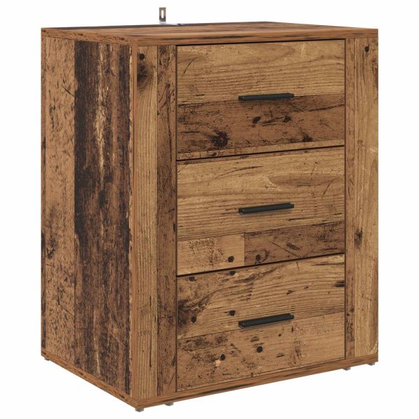 Нощен шкаф Старо дърво 35 x 50 x 60 см Инженерно дърво