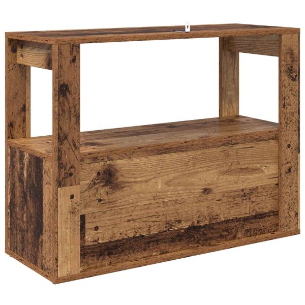 Служебен шкаф Старо дърво 80 x 30 x 60 cm Инженерно дърво