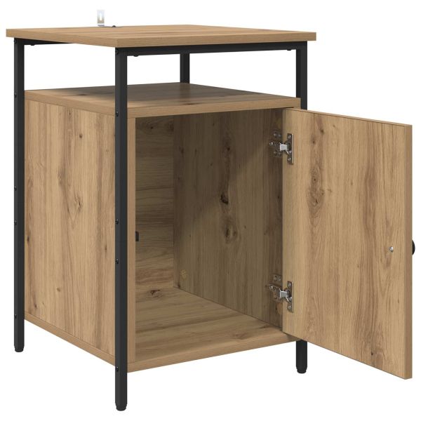 Нощен шкаф 2 pcs Дъб 40 x 42 x 60 см Инженерно дърво