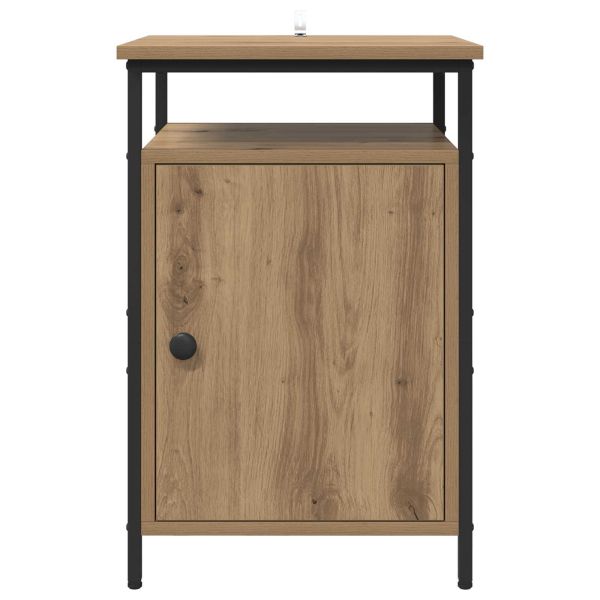 Нощен шкаф 2 pcs Дъб 40 x 42 x 60 см Инженерно дърво