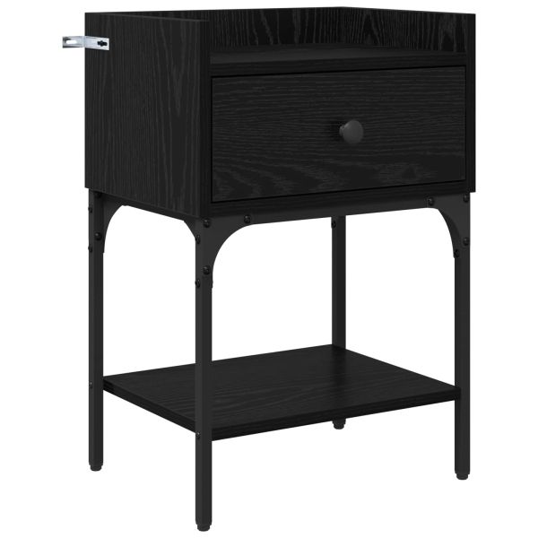 Нощно шкафче Черния дъб 40 x 29 x 60 см Инженерно дърво