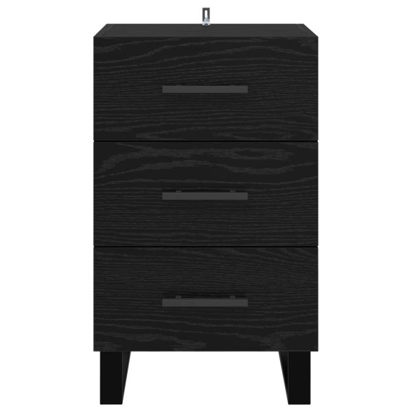 Нощен шкаф Черния дъб 40 x 40 x 66 см Инженерно дърво