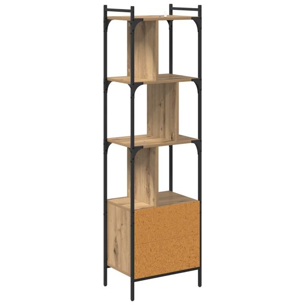 Библиотека Дъб 44,5 x 30 x 154,5 см Инженерно дърво