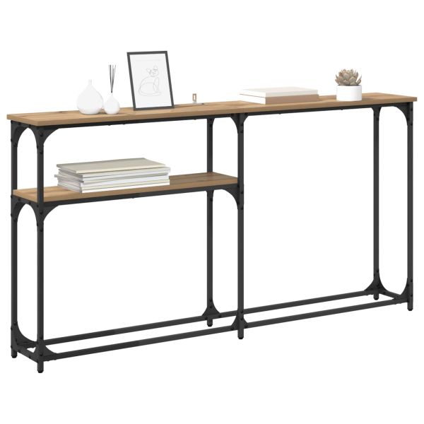 Конзолнамаса Дъб 145 x 22,5 x 75 см Инженерно дърво