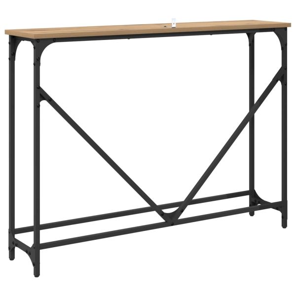 Конзолна маса Дъб 102 x 23 x 75 см Инженерно дърво