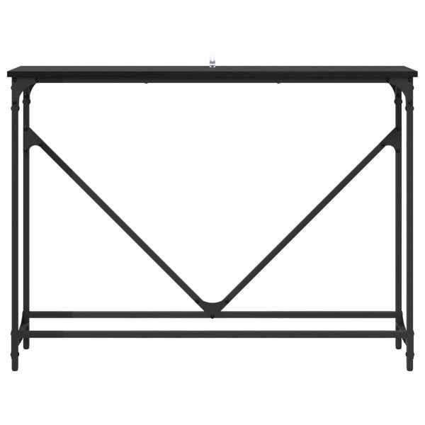 Конзолна маса Черния дъб 102 x 23 x 75 см Инженерно дърво