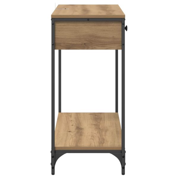 Конзолна маса с чекмедже Дъб 75 x 34,5 x 75 см Инженерно дърво