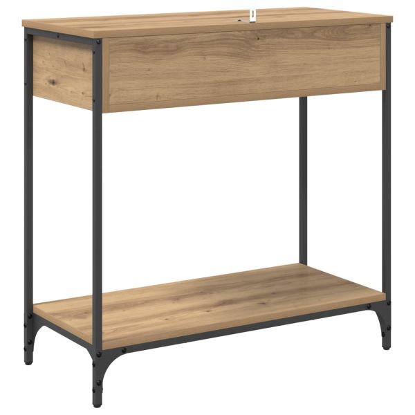 Конзолна маса с чекмедже Дъб 75 x 34,5 x 75 см Инженерно дърво