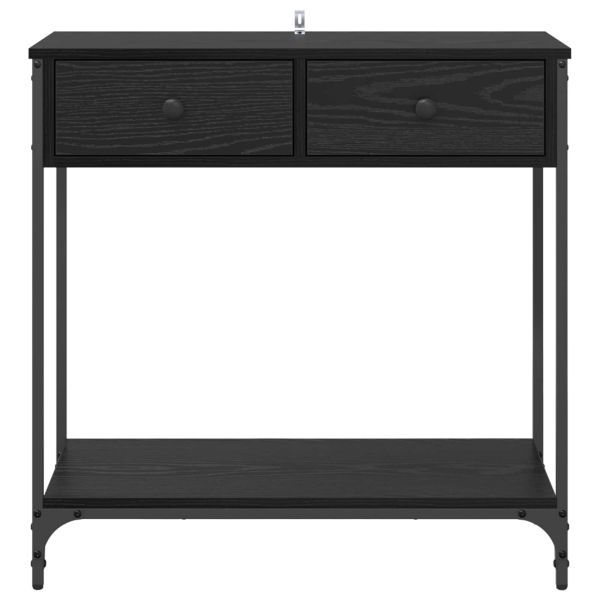 Конзолна маса Черния дъб 75 x 34,5 x 75 см Инженерно дърво
